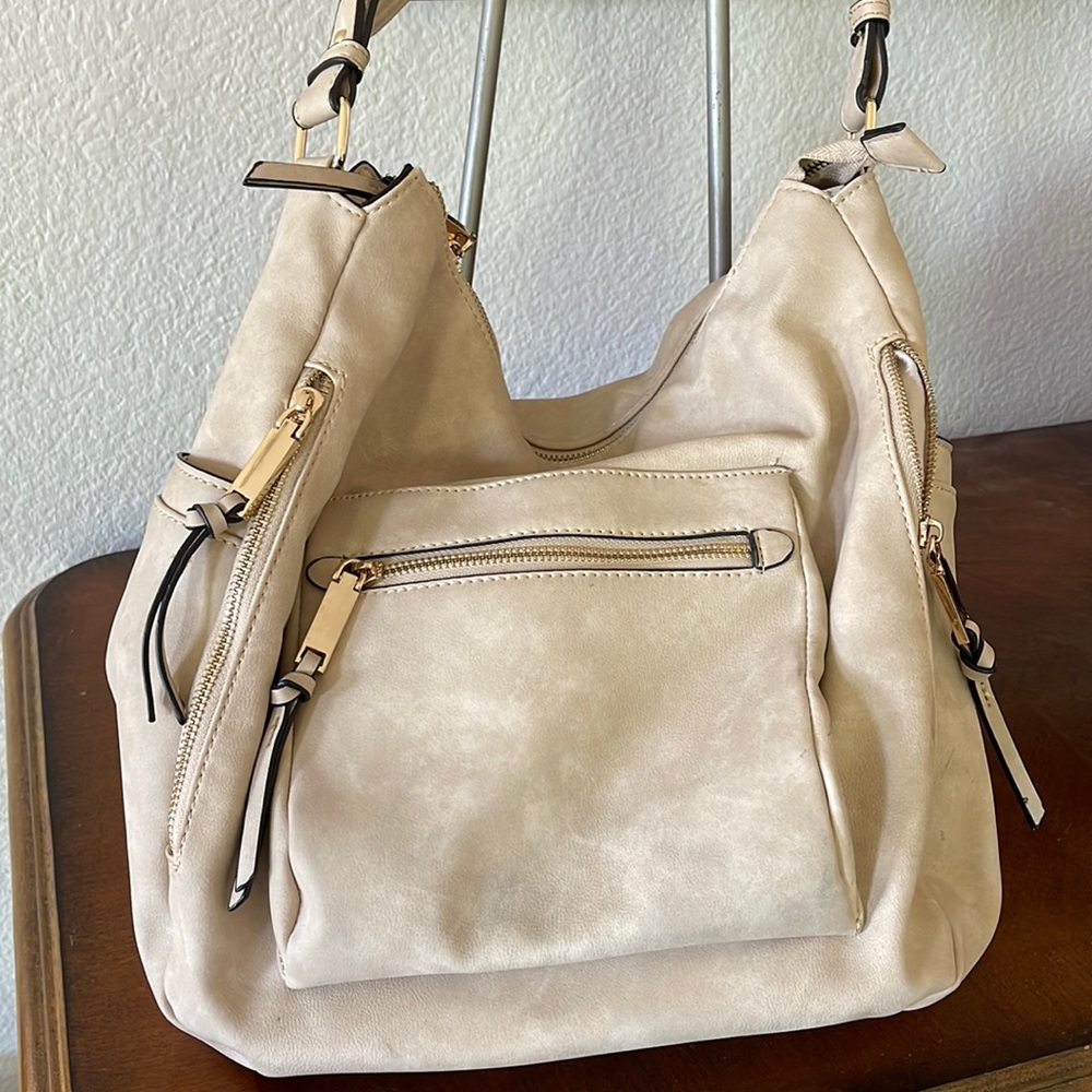 Free People bag, light tan.